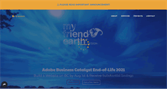 Desktop Screenshot of myfriendearth.com